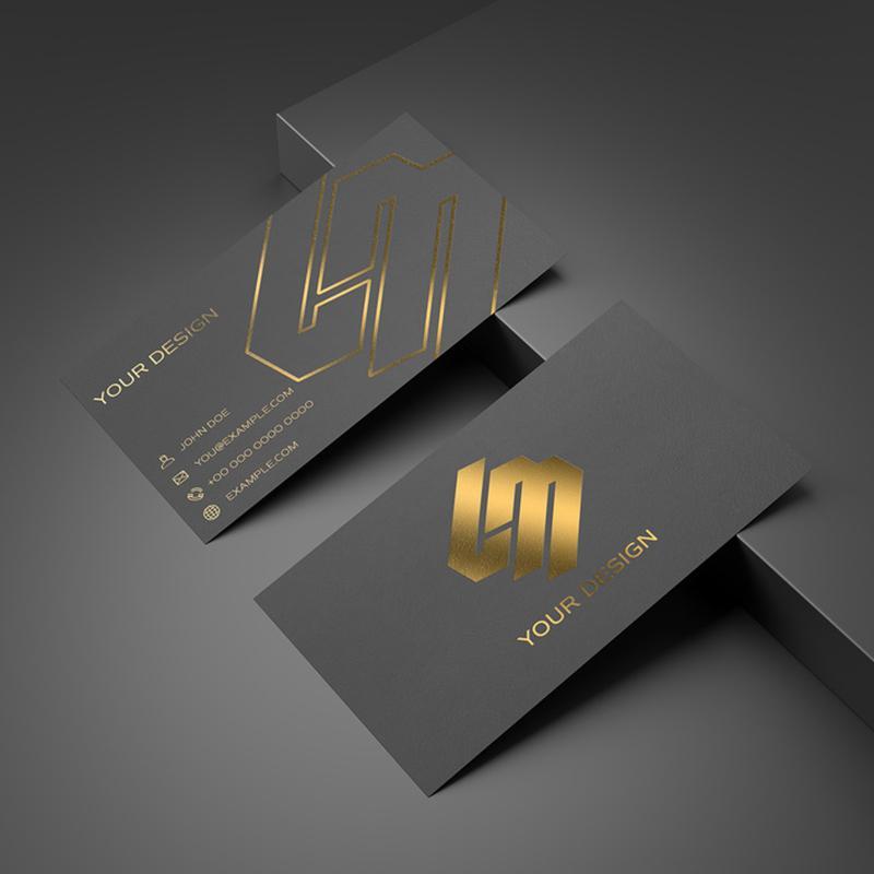 Customized Aluminum Cards black